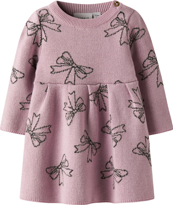 Kjole - Strikk - NbfRebowie - Minnesmerke Lilac - - 56 - Kjole