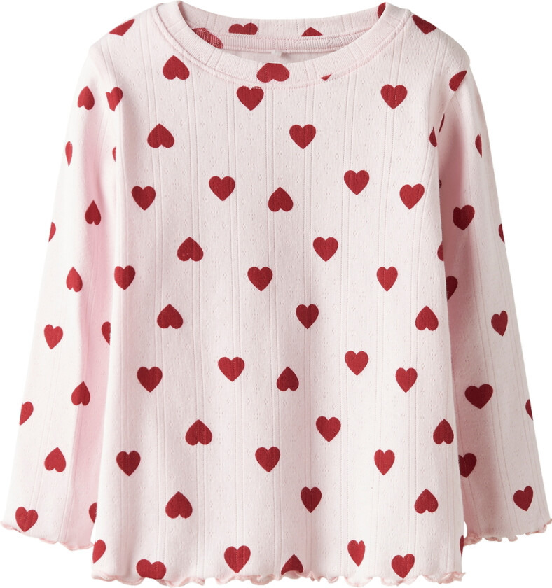 Genser - Hullmønster - NmfRusla - Mauve Morgen m. Trykk - - 6 år (116) - Genser