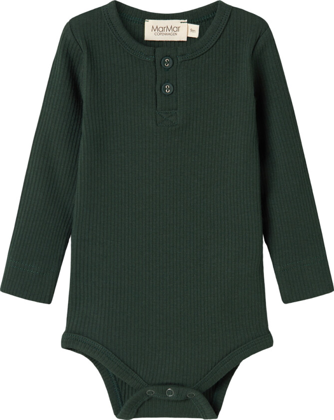 Body I/e - Rib/Modal - Dark Leaf - - 74 - Langermet Body