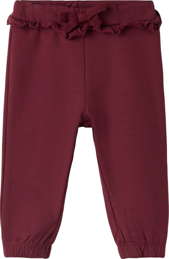 Joggebukser - NbfRowane - Burgundy - - 68 - Joggebukse