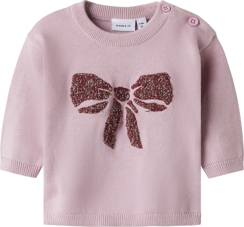 Genser - Strikk - NbfRebow - Minnesmerke Lilac - - 74 - Genser