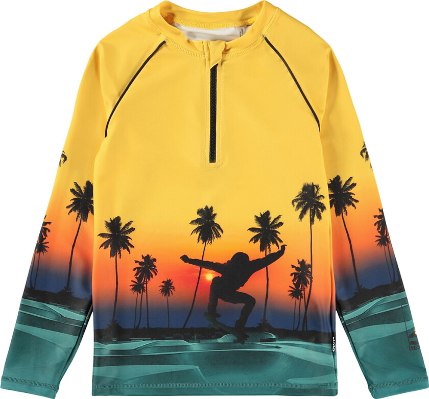 Badetop - UV50+ - Edel - Sunset Skate - - 5-6 år (110-116) - Badetøy