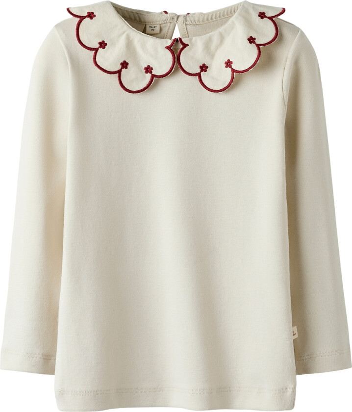 Lil' Atelier Genser - NmfFundo - Turtledue/Red Dahila - Lil Atelier - 3 år (98) - Genser