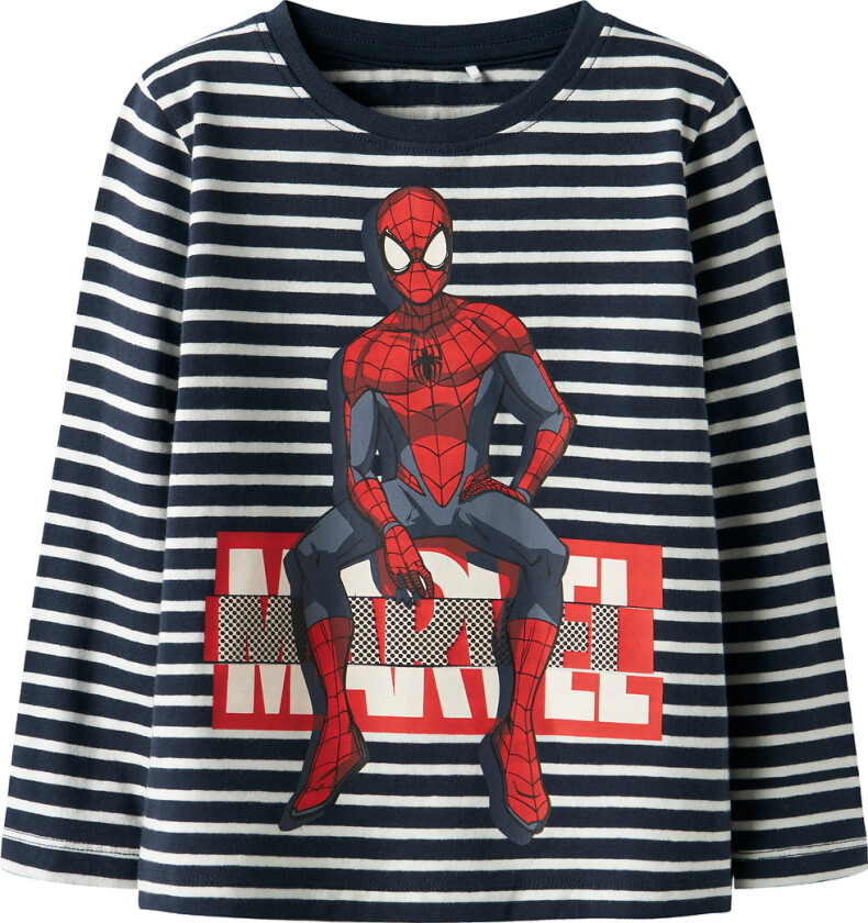 Genser - Spider-Man - NmmOdys - Navy Blazer - - 3 år (98) - Genser