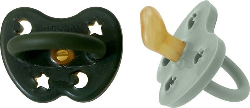 Smokker - 3-36 Md. - 2-pack - Naturgummi - Moss Veil - - 3-36 md - Smokk