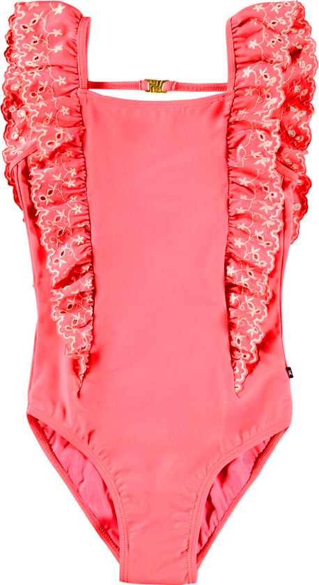 Badedrakt - UV50+ - Nathalie - Raspberry Ice - - 6 år (116) - Badetøy