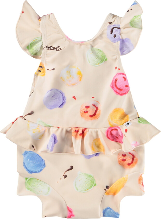 Badedrakt - UV50+ - Nandini - Smil Kuler - - 1½-2 år (86-92) - Badetøy