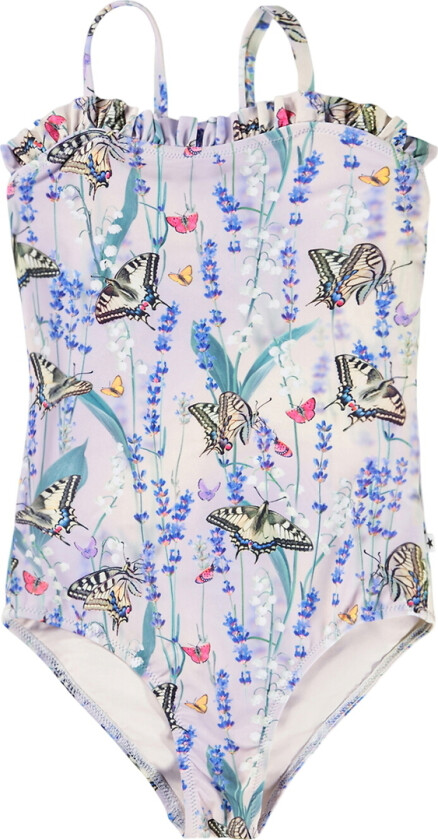 Badedrakt - UV50+ - Nakia - Lavender Field - - 8 år (128) - Badetøy