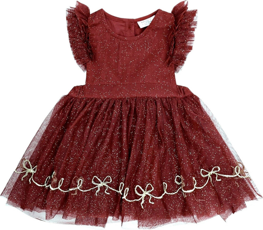 Tyllkjole - HCCatinka - Tebær m. Gullglitter - - 1 år (80) - Kjole