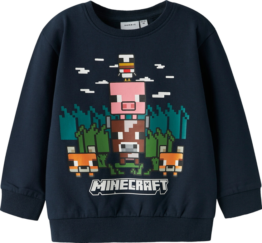 Collegegenser - NmmNell - Navy Blazer - - 2 år (92) - Collegegenser