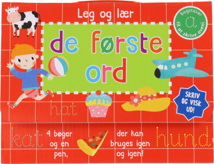 Bok - Skriv og visk ut - De første ordene - - OneSize - Bok