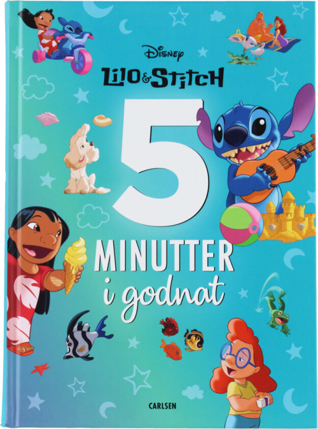 Bok - Fem minutter I God natt - Lilo og Stitch - - OneSize - Bok