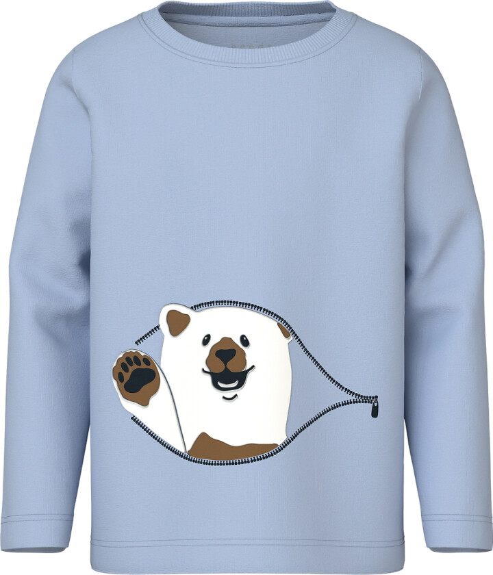 Genser - NmmVux - Kentucky Blue/Bear Hei - - 4 år (104) - Genser