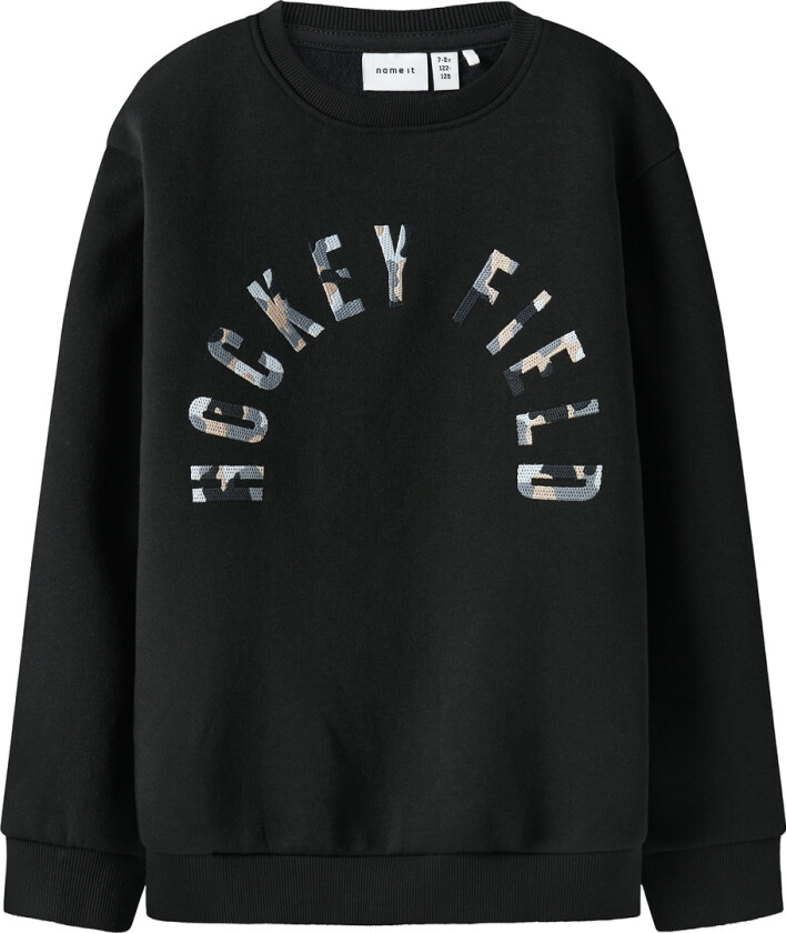 Collegegenser - NkmSheldon - Black - - 6 år (116) - Collegegenser