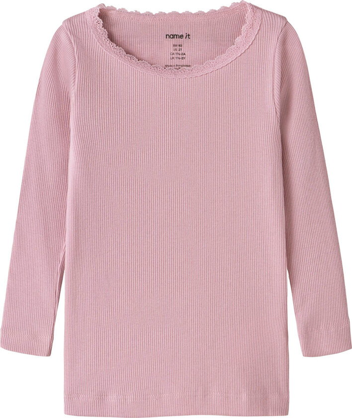 Genser - Rib - Noos - NmfKab - Duftende Lilac - - 2 år (92) - Genser