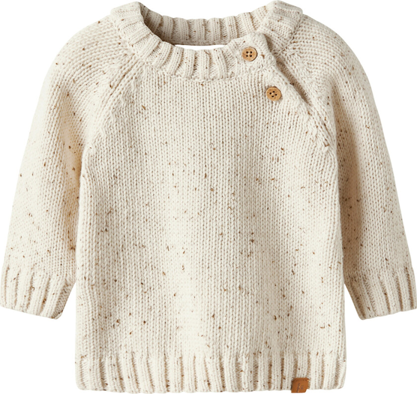 Lil' Atelier Genser - Strikk - Nistret - NbnGalto - Turtledove - Lil Atelier - 1½ år (86) - Genser