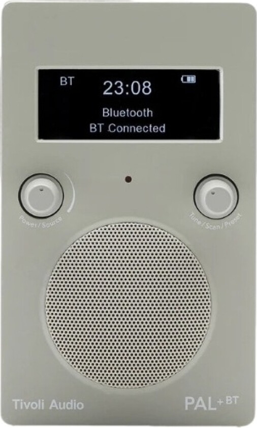 Audio PAL+BT DAB+ bærbar radio, grå
