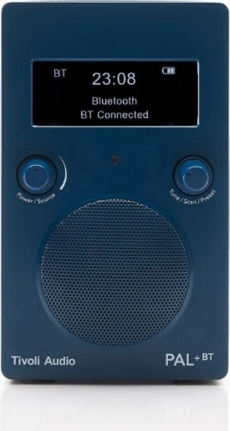 Audio PAL+BT DAB+ bærbar radio, blå