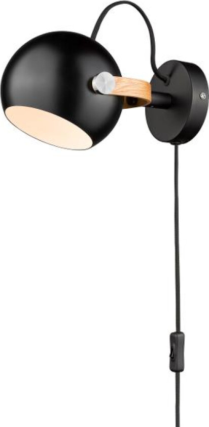 Copenhagen DC VEGGLAMPE svart