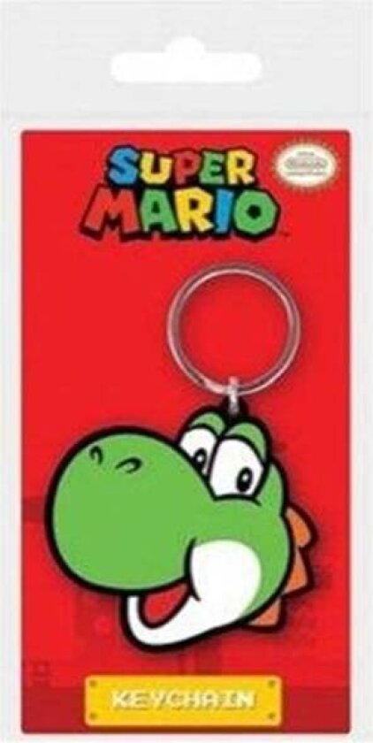 Super Mario - Soft PVC Keychain - Yoshi - Nøkkelring