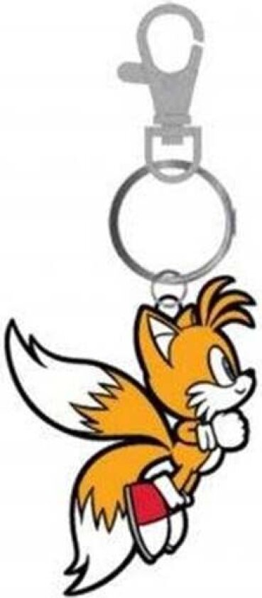 Sonic the Hedgehog - Soft PVC Keychain - Tails - Nøkkelring