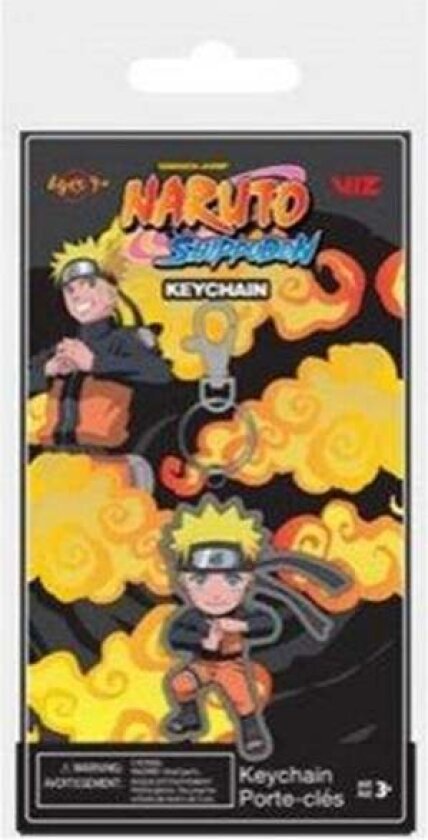 Naruto Shippuden - Soft PVC Keychain - Naruto Jutsu Pose - Nøkkelring
