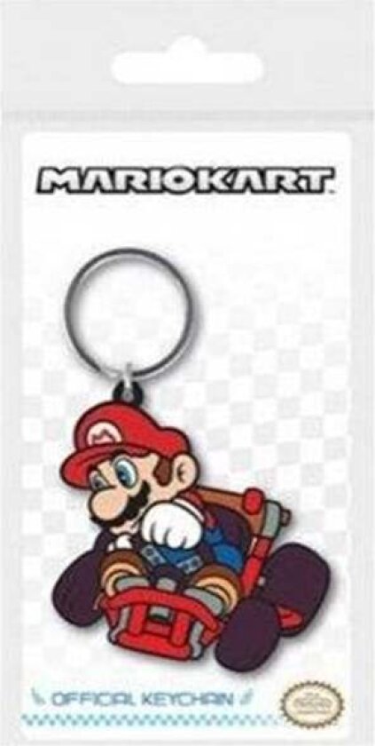 Super Mario - Soft PVC Keychain - Mario Kart - Nøkkelring