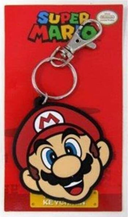 Super Mario - Soft PVC Keychain - Mario - Nøkkelring