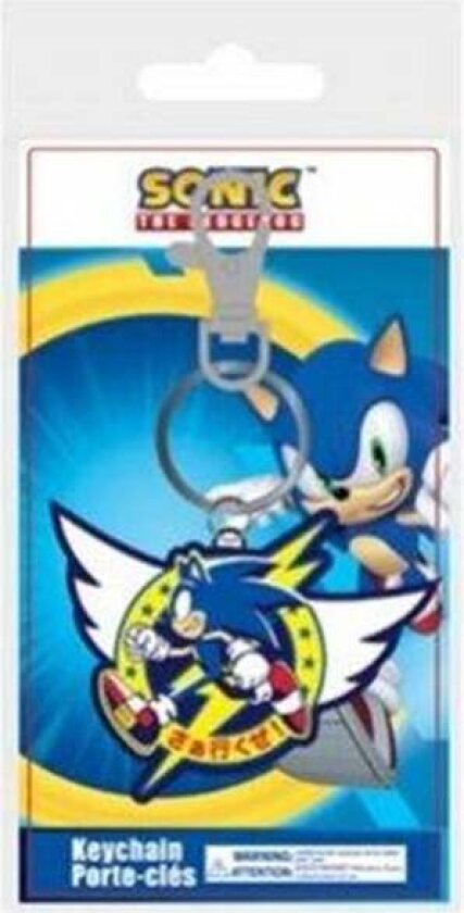 Sonic the Hedgehog - Soft PVC Keychain - Sonic Win - Nøkkelring