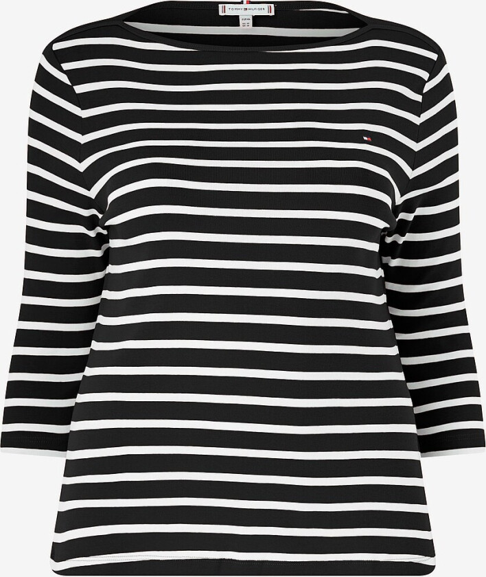 Topp Crv Slim Cody Boat-nk 3/4slv - Flerfarget