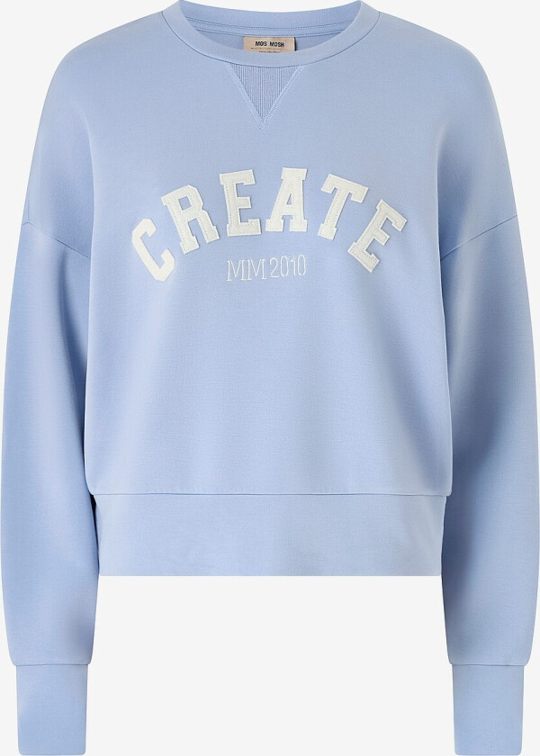 Collegegenser mmCelli O-LS Sweatshirt - Blå