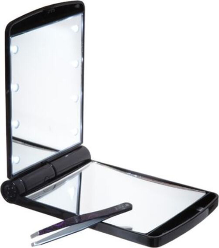 Bilde av Lommespeil / Sminkespeil med LED-lys