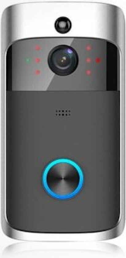 Trådløs videodørklokke med bevegelsessensor og wifi