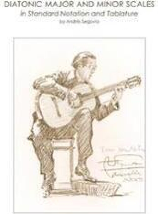 Diatonic Major and Minor Scales in Standard Notation and Tablature