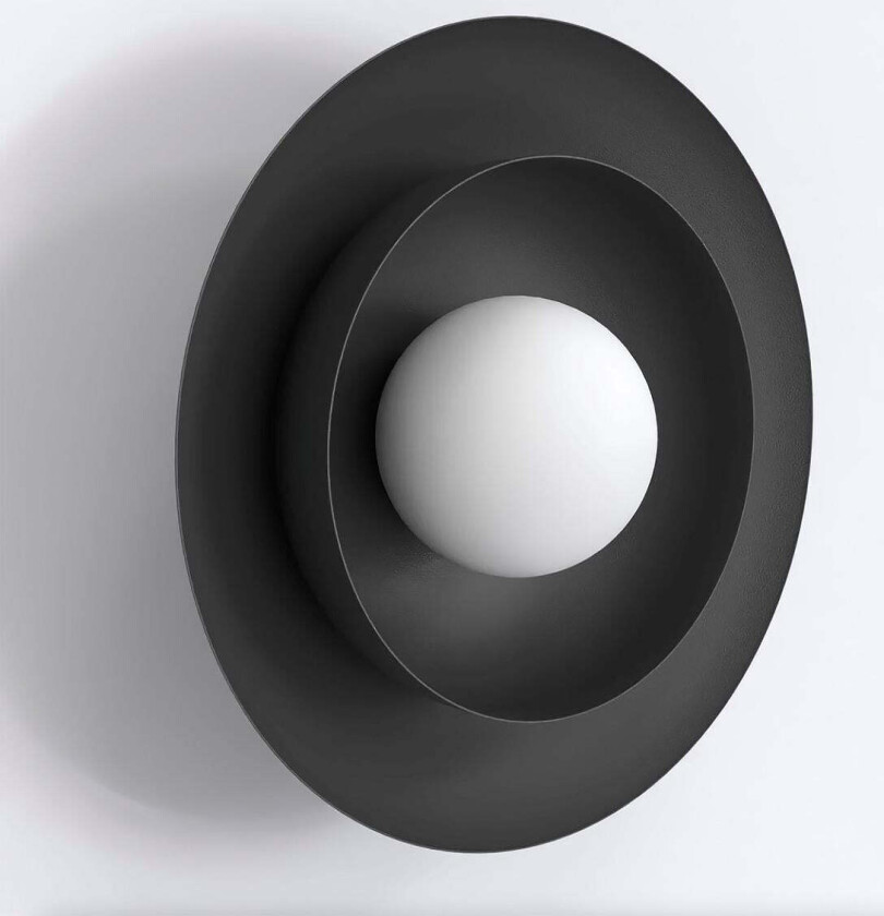 Poppi vegglampe - Svart