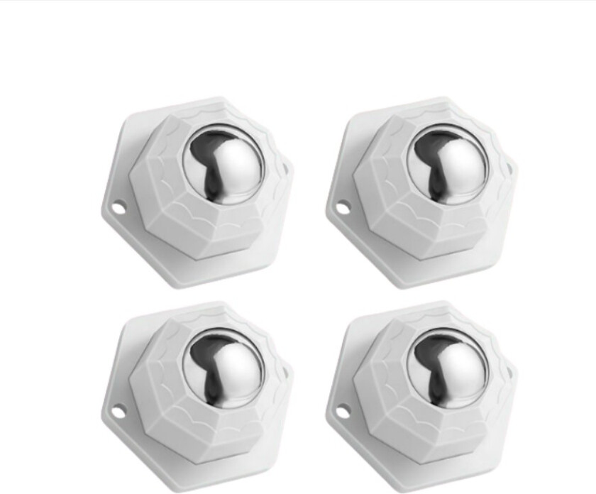 4 stk. Møbelhjul, Selvklebende Svingbare Hjul