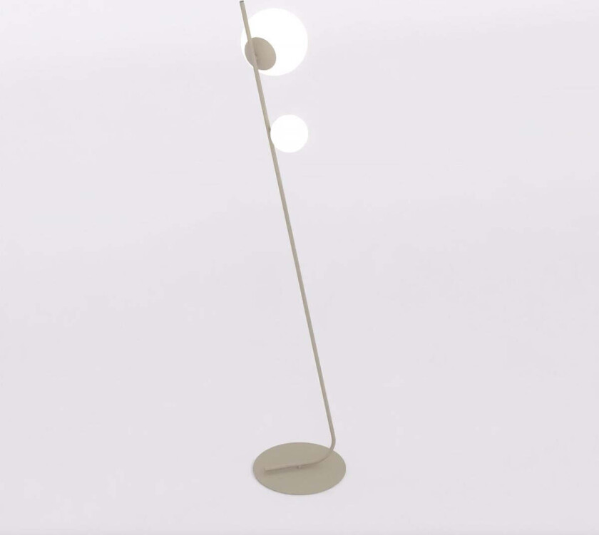 Tatu gulvlampe 2 lys - Mokka