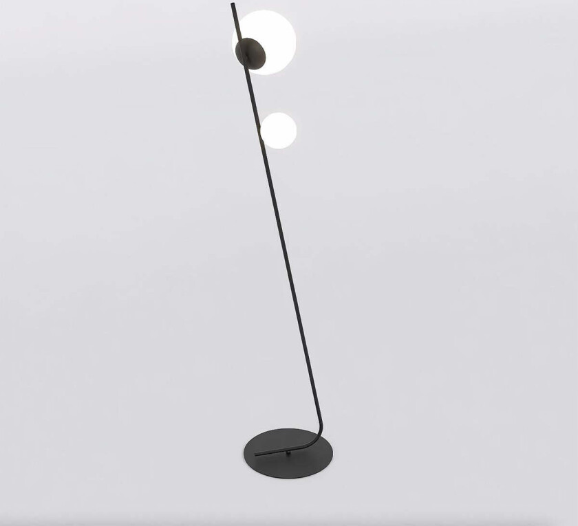 Tatu gulvlampe 2 lys - Svart