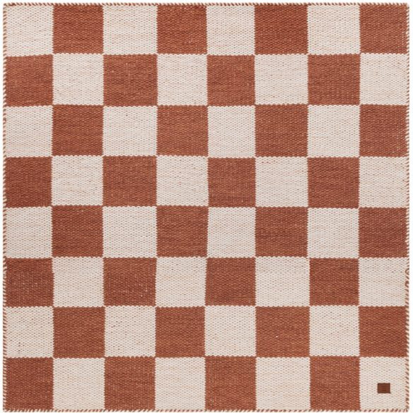 Ullteppe Chessie Kvadrat - 300x300 cm, Terrakotta