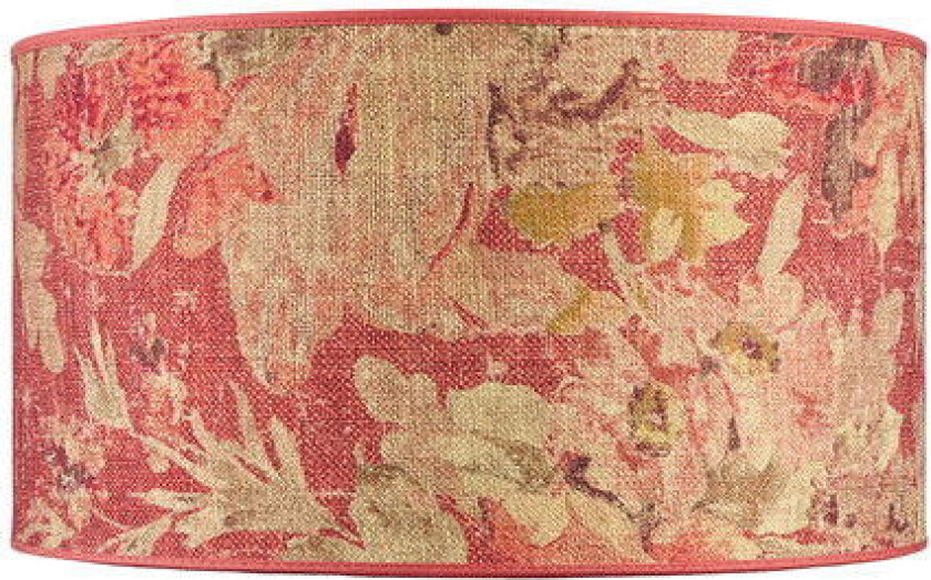 Sylinder lampeskjerm rosewood flower rouge