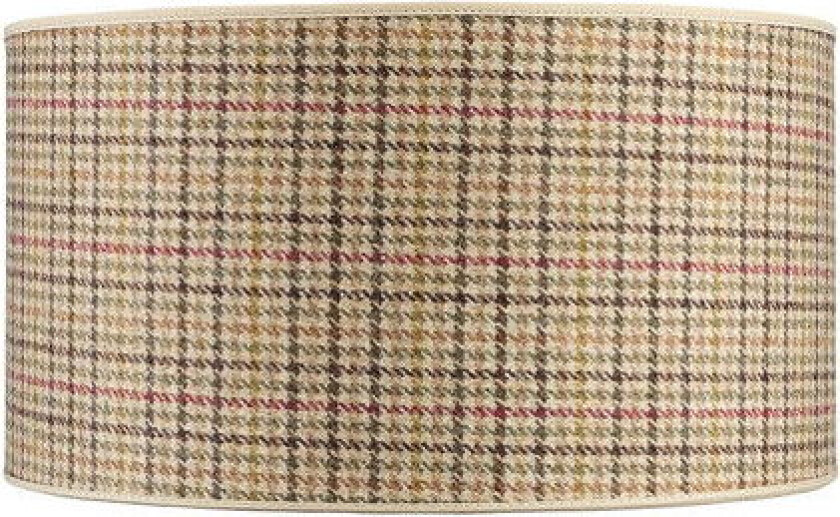 Sylinder lampeskjerm harris tweed forest