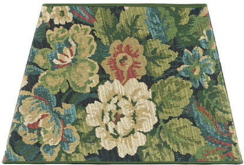 Square lampeskjerm ebonleaf flower