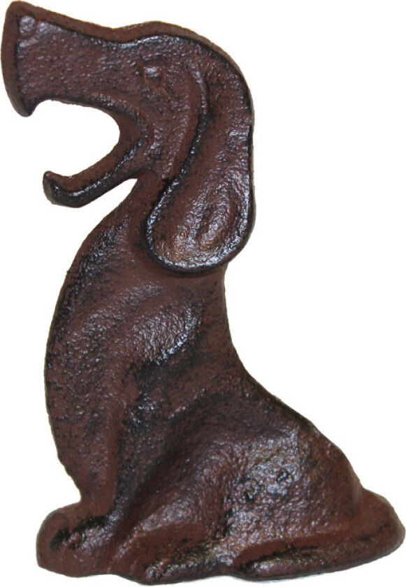 Kapselåpner hund i støpejern