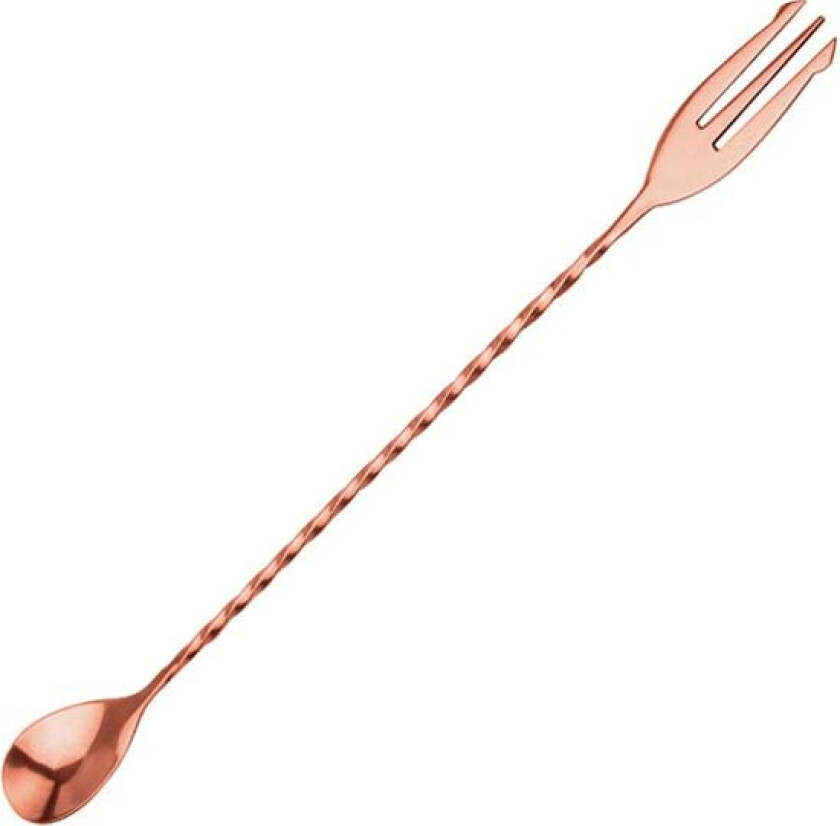 Barskje med gaffel i kobber 30 cm