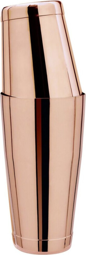 Bostonshaker tin on tin kobber 80 cl