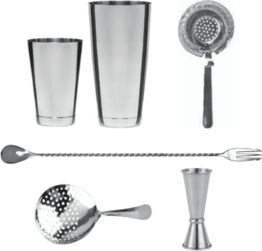 Bilde av Speakeasy barsett i rustfritt metall