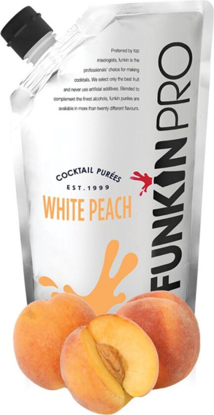 ferskenpurè, 1 liter