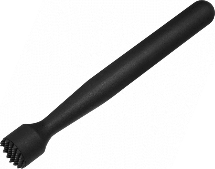 Sort muddler i plast