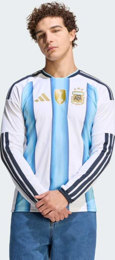 Argentina Hjemmedrakt World Cup 2026 Langermet - adidas, størrelse X-Large