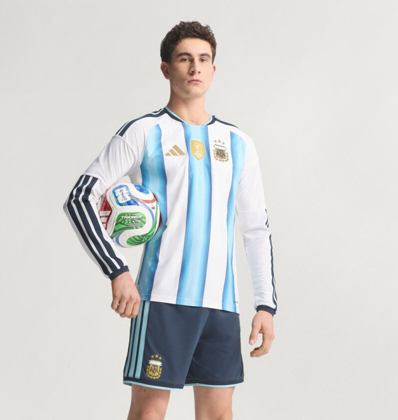 Argentina 26 Authentic Long Sleeve Hjemmetrøye